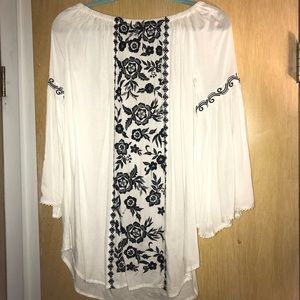 White off the shoulder dress